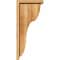 Ekena Millwork Carmel Rough Sawn Corbel w/Backplate, Western Red Cedar, 6"W x 10"D x 22"H COR06X10X22CAR01RWR - alternate 2